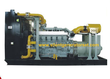 1500RPM 50HZ 미츠비시 디젤 엔진 발전기 세트, 800KW / 1000KVA 개방형 S12H-PTA 초기 전력
