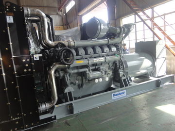 엔진 미츠비시 디젤 엔진 발전기는 1100KW 1375KVA S12R PTA 50HZ에서 설정했습니다