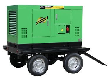 이동할 수 있는 휴대용은 트레일러 발전기 8를 - 1000KW 냉각된 50Hz/60Hz 물 둘러싸았습니다