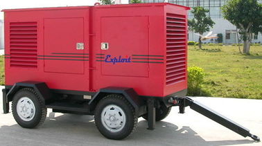 6개의 실린더 트레일러는 현재 보호에 발전기 200KW 250KVA 400V/230V를 거치했습니다