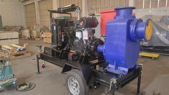펌프 세트 엔진 모델 6B5.9-P130 라디에이터 유니버설 결합 물 펌프 200L 통합 기본 연료 탱크와 함께 강철 기본 프레임
